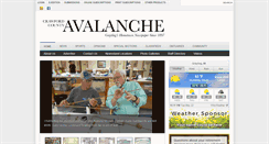 Desktop Screenshot of crawfordcountyavalanche.com